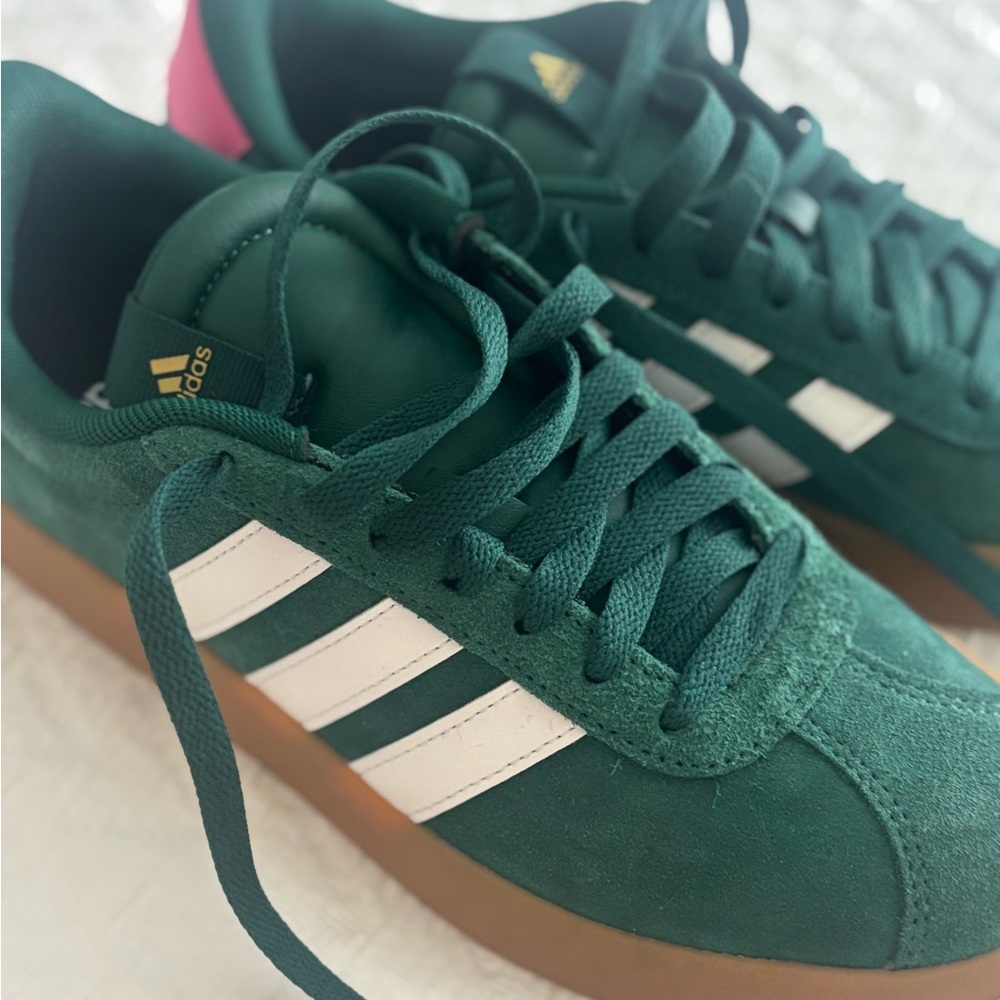 adidas Green and Pink Sneakers